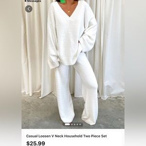 ❣️✳️SOLD✳️❣️  C.O.Z.Y. Sz~3x Fuzzy Loungewear/PJ Set, See pics for Measurements
